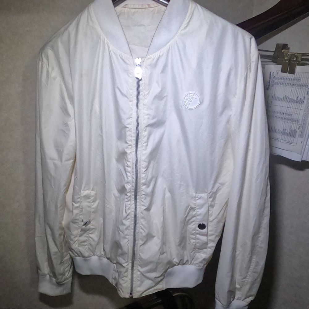 Versace Bomber Satin White SZ 46